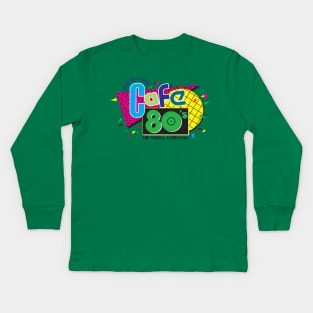 Cafe 80s Kids Long Sleeve T-Shirt